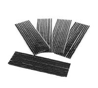 Aramox Corde per Riparazione Pneumatici, 50 Pezzi Nero Tubeless Pneumatico Pneumatico Riparazione Foratura Guarnizione Strisce di Gomma per Auto * 3,5 mm