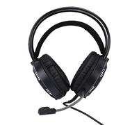 Aramox Cuffie da Gioco USB con Filo, Suono Surround 7.1 RGB (BLACK) | surround virtuale, unità driver da 50 mm, cuscinetti in memory foam, microfono con isolamento acustico, compatibile con