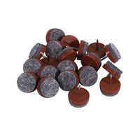 Aramox Cuscinetto per Unghie in Feltro, 20 Pezzi/Set 20 Mm Cuscinetto per Unghie in Feltro per Pavimento per Mobili Protezione per Gamba del Tavolo in Feltro (Brown)