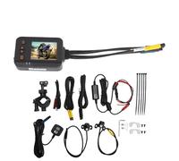 Aramox Dash Cam per Moto Registrazione Video Impermeabile e Trasparente Monitor di Parcheggio da 2 Pollici Registratore di Guida per Moto per Carrelli da UTV ATV Cattura le Tue Corse