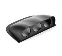 Aramox Dash Gauge Pod, Car 52mm/2in Triple Dash Gauge Pod 3 Fori Staffa di Montaggio del misuratore del cruscotto Supporto Universale per Accessori per Auto(Nero)