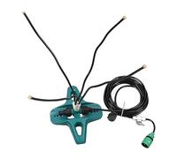 Aramox di Raffreddamento con Nebulizzazione da Terra Nebulizzatori da Terra in Plastica con Tubo Flessibile da 8 M e 4 Ugelli in Ottone per Patio, Piscina, Cortile, Raffreddamento per Animali