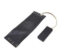 Aramox Display a LED Flessibile PCB ABS Programmabile Segnale LED 12x32 Controllo APP a Colori 158,5x58mm per Schermo di Messaggio Indossabile per Occhiali da Borsa