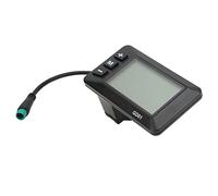 Aramox Display LCD GD01, Display per Bicicletta Elettrica Display LCD GD01 36V 48V Spina Impermeabile a 5 Pin per Manubrio da 22,2 Mm