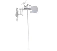 Aramox Drummer in Metallo Fatto a Mano Windmil, Figurina Percussionista Figurina Vintage Powered Sculpture per Yard Lawn Garden (Silver)