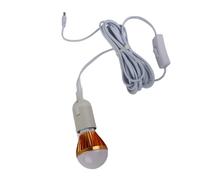 Aramox E27 a Spirale LED a Spirale Bianco Bianco Solare per Campeggio -Tentente con di Luce Non Portabile 3 Metri di Illuminazione per attività All'aperto