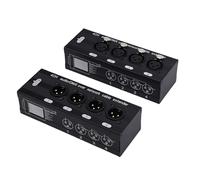 Aramox Estensione del Cavo di Rete da XLR a 4 Canali a RJ45, AES Multiplex Digitale EBU, Connettori Maschili e Femminili, Set da 2 Pezzi