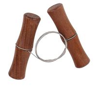 Aramox Filo di Taglio di Argilla, Maniglia in Legno, Strumento di Taglia Argilloso in Acciaio Inossidabile, per Gli Amanti dell'Arte Argillosa Fatti a Mano