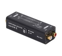 Aramox Filtro del Segnale Sonoro del Suono del Rumore del Ciclo di Terra a 2 Eliminator 2CH per il Giocatore di Mixer per Microfoni Conferenze