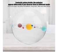 Aramox Galassie a Sfera di Cristallo Chiaro da 8 Cm Galassie all'Interno di Feng Shui Luck Ideale Regali DOPPA di GLIOVO dei DECIVI GLIO (#4)