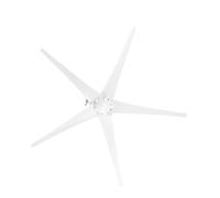 Aramox Generatore Eolico Generatore Eolico A 5 Pale Piccole A Basse Vibrazioni, Attrezzatura Energetica Industriale 800 W, per Barche Terrazze Cabine, con Controller (White #11)
