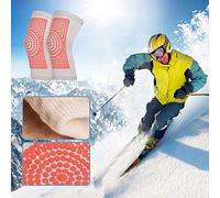 Aramox Ginocchiere Autoriscaldanti, Materiale in Nylon Morbido, Supporto per Ginocchio Caldo per la Stagione Fredda, Terapia del Calore Naturale per Taglie S, M, L (GREY #97)