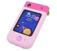 Aramox Giocattolo per Smartphone per Bambini Giocattolo per Smartphone in ABS Piccolo con Touchscreen da 2,8 Pollici Fotocamera Flip 1080P Videogiochi Musicali per Bambini Piccoli Giochi di (PINK)