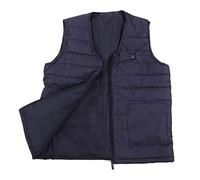 Aramox Giubbotto Riscaldato alla Moda 3 Regolazione della Temperatura in Fibra di Poliestere Riscaldatore Caldo - Riscaldamento a Infrarossi Usura Giornaliera (M)