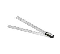 Aramox Goniometro Digitale in Acciaio Inossidabile, Righello per Mirino Angolare Digitale, Risoluzione da 0 a 360 Gradi, Risoluzione 0,05 Gradi, Display LCD, Display Inverso, per Costruzioni (0-300MM)