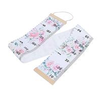 Aramox Grazioso Adesivo da Parete con Misura dell'altezza, Grafico di Crescita, Materiale in Legno e Stoffa, Perfetto per le Camerette dei Bambini, Facile da Usare e Dal Design Accattivante (5)