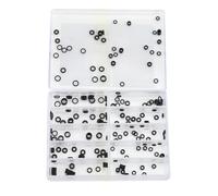 Aramox Guarnizioni in Gomma per di Orologi in Gomma, Set di O-ring da 300 Pezzi in 10 Dimensioni per la Riparazione di Orologi, Kit di O-ring per Impermeabile con Scatola di