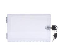 Aramox Il Coperchio della Cassetta di Sicurezza del Termostato con Chiave Previene Regolazioni Non Autorizzate e Danni per Termostati da 6,1x3,95 Pollici o più Piccoli per Ambienti Industriali