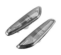 Aramox Indicatore di direzione laterale, 2 pezzi Indicatore di direzione laterale Indicatori di direzione lampadina per E90 E91 E92 E93 Serie 3 2006-2011 (Nero)