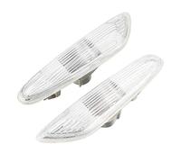 Aramox Indicatore di direzione laterale, 2pcs Indicatori di direzione laterali Indicatori di direzione No Bulb per E90 E91 E92 E93 3 Series 2006-2011 (White)