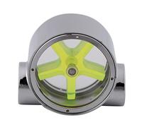 Aramox Indicatore di flusso dell'acqua, lega di tungsteno standard G 1/4" femmina a femmina, misuratore di portata per il raffreddamento ad acqua, sensore di flusso di raffreddamento ad acqua per