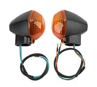 Aramox Indicatori di direzione per moto, 2 pezzi Indicatori di direzione per indicatori di direzione anteriori e posteriori per moto Sostituzione della lampada per DL 1000 650 Vétrom(Marrone)
