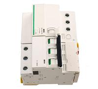 Aramox Interruttore Automatico, Interruttore Automatico PA66 3P Plus N AC 400 V con Protezione Dalle Perdite, Doppia Clip di Bloccaggio, Estinzione dell', per Distribuzione in Edifici Residenziali