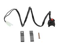Aramox Interruttore Clacson Manubrio Moto, Interruttore di Arresto Universale per Moto, Interruttore A Pulsante Clacson Manubrio per Motocicletta, per Barre 22 mm