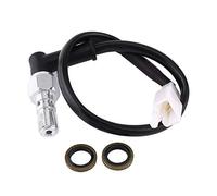Aramox Interruttore Del Freno Idraulico, Interruttore Della Luce Della Pressione Del Freno Idraulico Universale Per Moto, Interruttore Fanale Posteriore In Alluminio, con 2 Rondelle (M10*1.25mm)