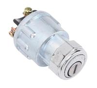 Aramox Interruttore di Accensione a 4 Posizioni con Tasto, Universale, Materiale Metallico, per Auto, Carrello Elevatore, Camion, Trattore, Rimorchio, Terminal Anulare di Crimpaggio,