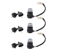 Aramox Interruttore di Accensione del Generatore di Gas di Ricambio a 3 Fili, Realizzato in Materiale ABS, Sostituzione Tempestiva per 186F 170F, Interruttore di Accensione a 3 Chiavi per un