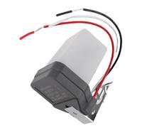 Aramox Interruttore di Controllo Fotografico per Illuminazione Stradale Dal Tramonto all'alba, Sensore Fotocellula Impermeabile IP64, Accensione Automatica 10A per Illuminazione Esterna