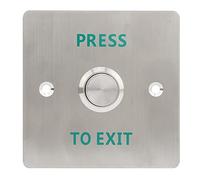 Aramox Interruttore di Rilascio Porta a Spinta DC 12V, di Uscita Touch a Pulsante in Acciaio Inossidabile per Ospedali, Hotel, Centri Commerciali, Installazione Semplice, Uscite COM NO NC, Design