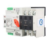 Aramox Interruttore di Trasferimento Automatico a Doppia Potenza W2R 100, 3P 100A 50Hz ATSE con Struttura Compatta e Trasmissione Affidabile, per Installazioni di Tipo Home Rail e