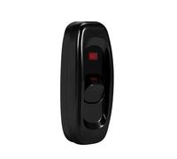 Aramox Interruttore On/Off della Lampada, Interruttore con Cavo in in Plastica AC 10A con Indicatore LED, della Luce Unipolare per Tavolo Scrivania Lampada da Parete a Specchio Camera da Letto