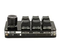 Aramox Key Keyy Key, Tastiera Macro Programmabile USB con Manopola per PC Computer GAME Office, Mini Dimensioni e Portatili, Adatti a Tutti i Computer, Adatti a Designer Ed Editor di Video