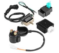 Kit Raddrizzatore Regolatore A 4 Pin, Relè Di Avviamento, Bobina Di Accensione, Scatola CDI A 5 Pin Per 50cc 70cc 90cc 110cc 125cc ATV Cinese Go Kart Bicicletta Sporca Pitbike