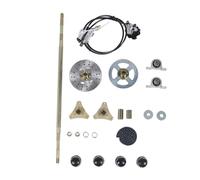 Aramox Kit Assale Posteriore Go Kart, Kit di Montaggio Assale Posteriore Go Kart 29 Pollici ASSE Pignone Catena Pinza Disco Freno Mozzi Ruota di Ricambio per Quad ATV