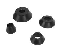 Aramox Kit Cono Equilibratrice per Ruote Coni Equilibratori Conici in Metallo per Equilibratrice per Pneumatici con Albero da 38 Mm Centraggio Accurato per SUV Camion Caravan Garage Officina Uso