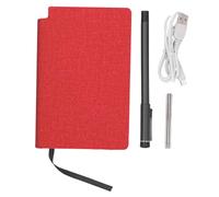 Aramox Kit da Notebook Digitale 2 in 1, Riconoscimento di Testo OCR Al Cuscinetto Elettronico di Scrittura Elettronica Compatibile con Tablet Telefonico (Texture di lino rosso)