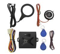 Aramox Kit di Accensione Push Start per Auto, Pulsante di Arresto Avviamento Motore Intelligente, Universale per Veicoli a 12 V con Funzione Keyless Go