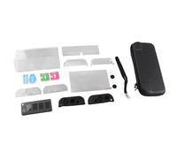 Aramox Kit di Carico di Trasporto a Prova di Shock Portatile Premium per Interruttore OLED con Protezione per Schermo di Copertura Trasparente, Pacchetto di Tappi per Impugnatura per Pollice, con