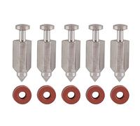 Aramox Kit di Riparazione Ad Ago per Carboidrati 5 PCS, Facile Installazione, Sostituzione Diretta, Guarnizione del Sedile Ad Ago Superfine, 398188, per 5 e 6 Motori Verticali, con Guarnizione in