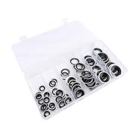 Aramox Kit Guarnizioni Sigillo Compressore AC, 85 Pezzi, 6 Misure, ID 8mm-17.5mm, per Riparazione sistem a AC Auto