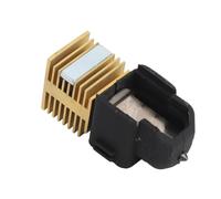 Aramox Kit Hotend per Stampante 3D Dissipatore di Calore in Ottone Ugello in Acciaio Temprato Installazione del Filamento da 1,75 Mm per Stampa Ad Alta Temperatura A1 A1 PLA ABS PETG TPU (0,2 mm)