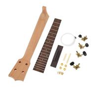 Aramox Kit Manico per Ukulele, Tastiera in Legno di Okume e Palissandro, Set Completo Artigianale per Tutti i Livelli di abilità, Costruisci il Tuo Ukulele da 26 Pollici e Goditi la Musica Insieme