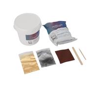 Aramox Kit Manuale 3D Kit Forma Versatile per le Famiglie di Coppie in Legno Misto, Polvere da 100 G in Polvere da 100 G Clone Vetrata in in Oro in in D'argento