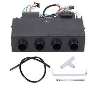 Aramox Kit riscaldatore evaporatore aria condizionata 12V Termostato di raffreddamento sottoscocca 3 gang 600CFM universale per unità di montaggio evaporatore A/C per auto