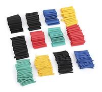 Aramox Kit Tubi Termorestringenti Guaine per Cavi 530 Pezzi Assortimento di Tubi Isolanti da 1,5 a 10 Mm Lunghezza 45 Mm Codice Facile da Usare per la Riparazione di Cavi Elettronici