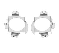 Aramox Lampadina Faro LED Kit di Conversione Supporto Fermacavo Adattatore Argento